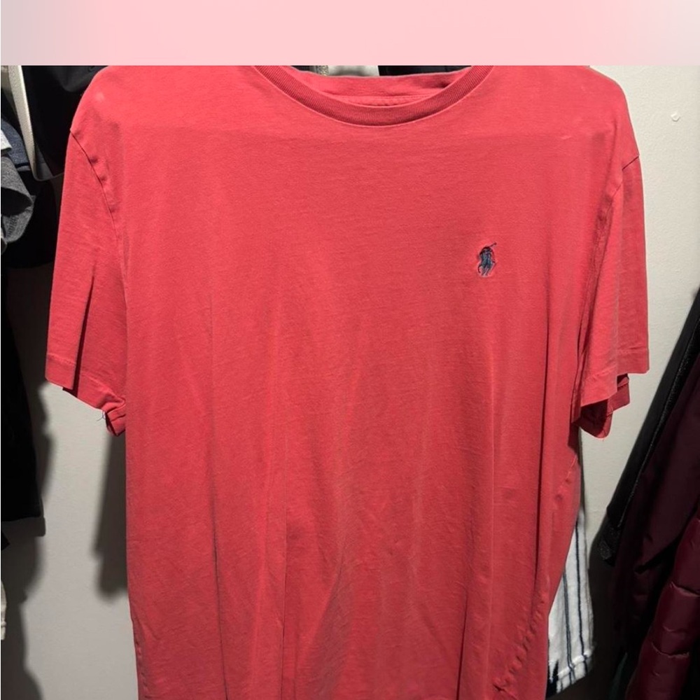 Polo by Ralph Lauren Short-Sleeve Crew Tee - Coral Red